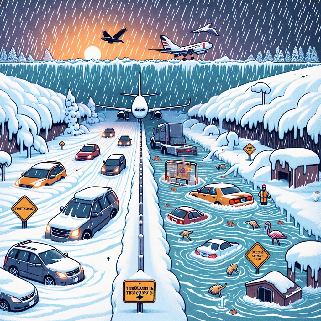 Rain and Snow Could Disrupt Thanksgiving Travel