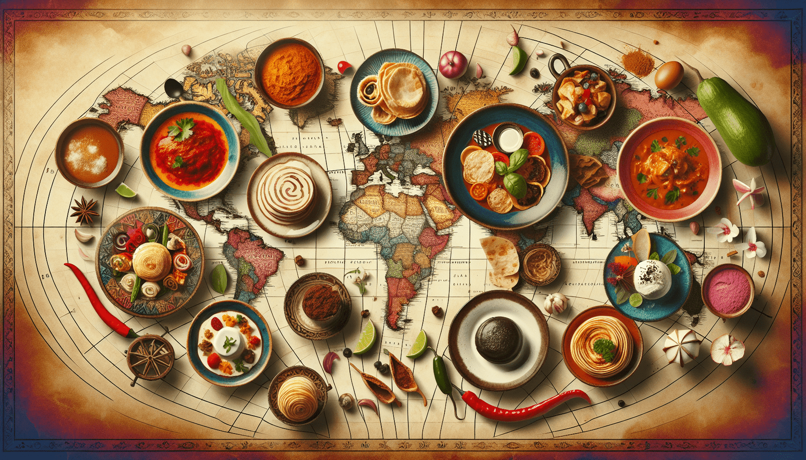 Indulging in Wanderlust Through the Flavors of Gastronomy