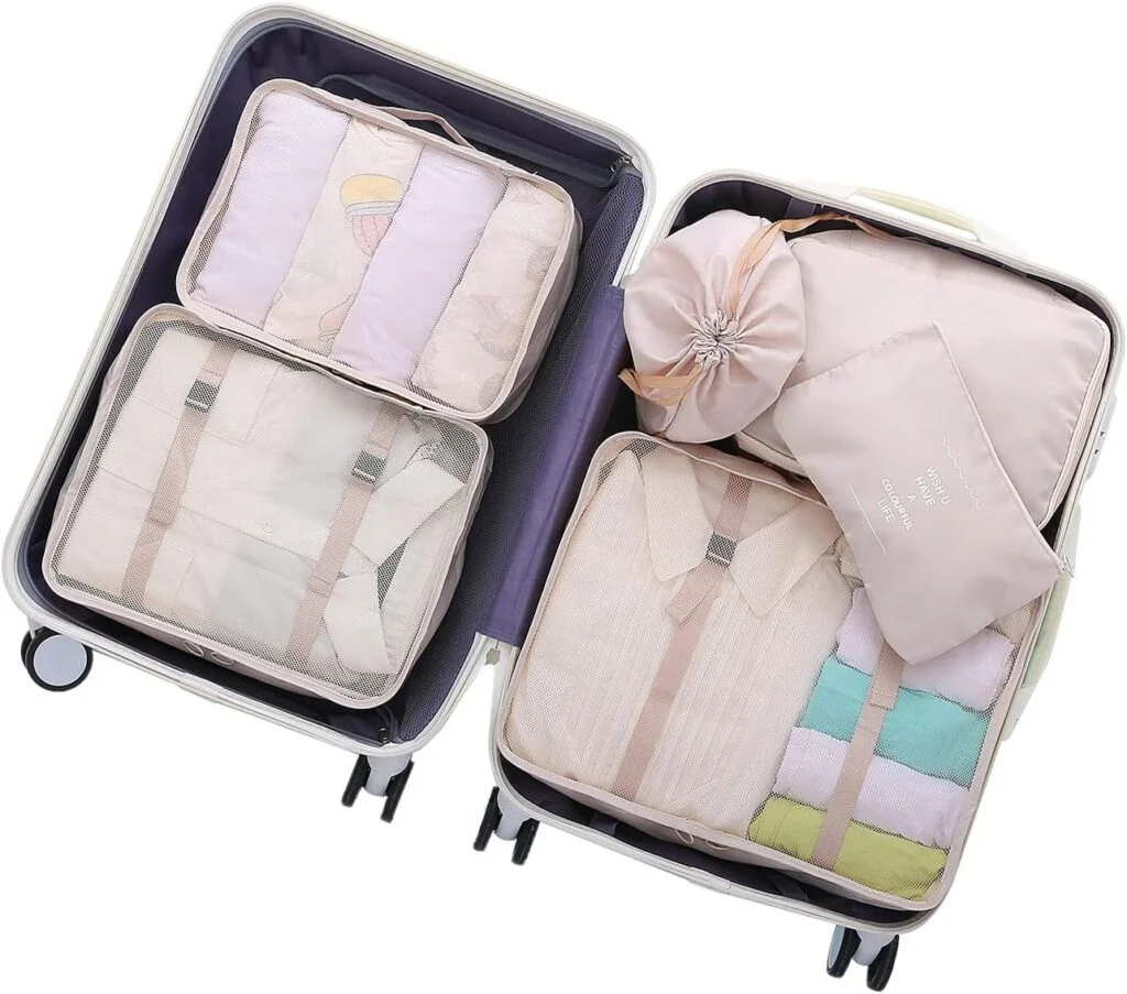 Luggage Packing Organizers Packing Cubes Set for Travel