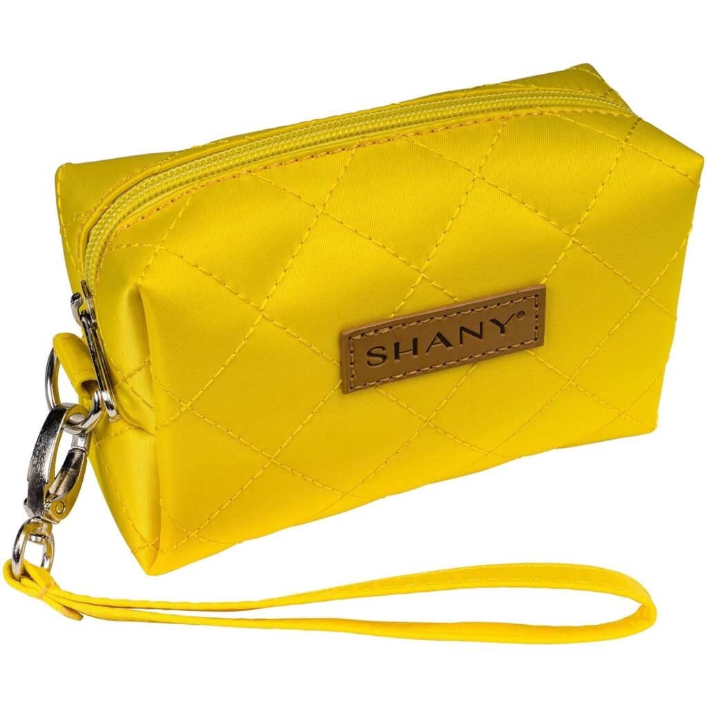 SHANY Limited Edition Travel Makeup Bag Cosmetics Tote Bag Make Up Organizer Women Purse for Toiletries, Blonde SHANY Limited Edition Travel Makeup Bag Cosmetics Tote Bag Make Up Organizer Women Purse for Toiletries, Blonde