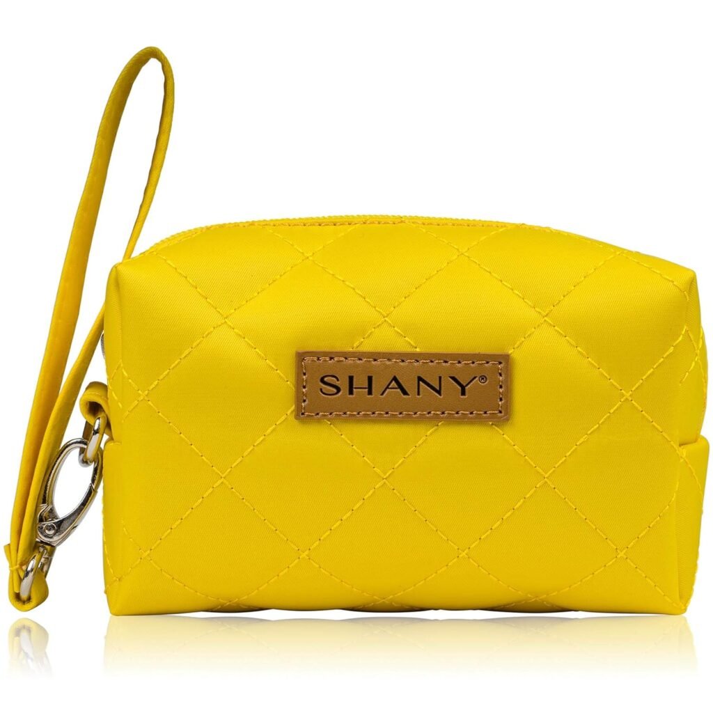 SHANY Limited Edition Travel Makeup Bag Cosmetics Tote Bag Make Up Organizer Women Purse for Toiletries, Blonde SHANY Limited Edition Travel Makeup Bag Cosmetics Tote Bag Make Up Organizer Women Purse for Toiletries, Blonde