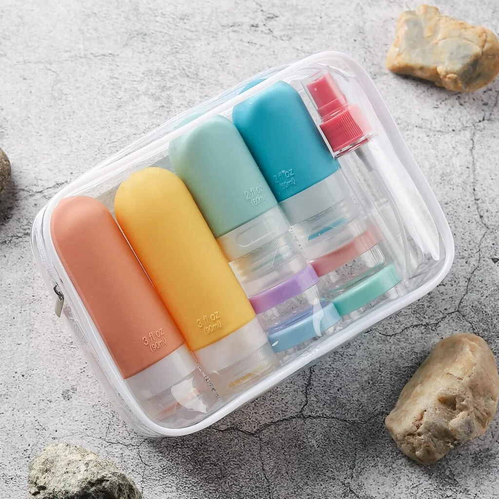 16 Pack Travel Bottles Set - TSA Approved Leak Proof Silicone Squeezable Containers for Toiletries, Conditioner, Shampoo, Lotion Body Wash Accessories (16 pcs/White Pack) 16 Pack Travel Bottles Set - TSA Approved Leak Proof Silicone Squeezable Containers for Toiletries, Conditioner, Shampoo, Lotion Body Wash Accessories (16 pcs/White Pack)
