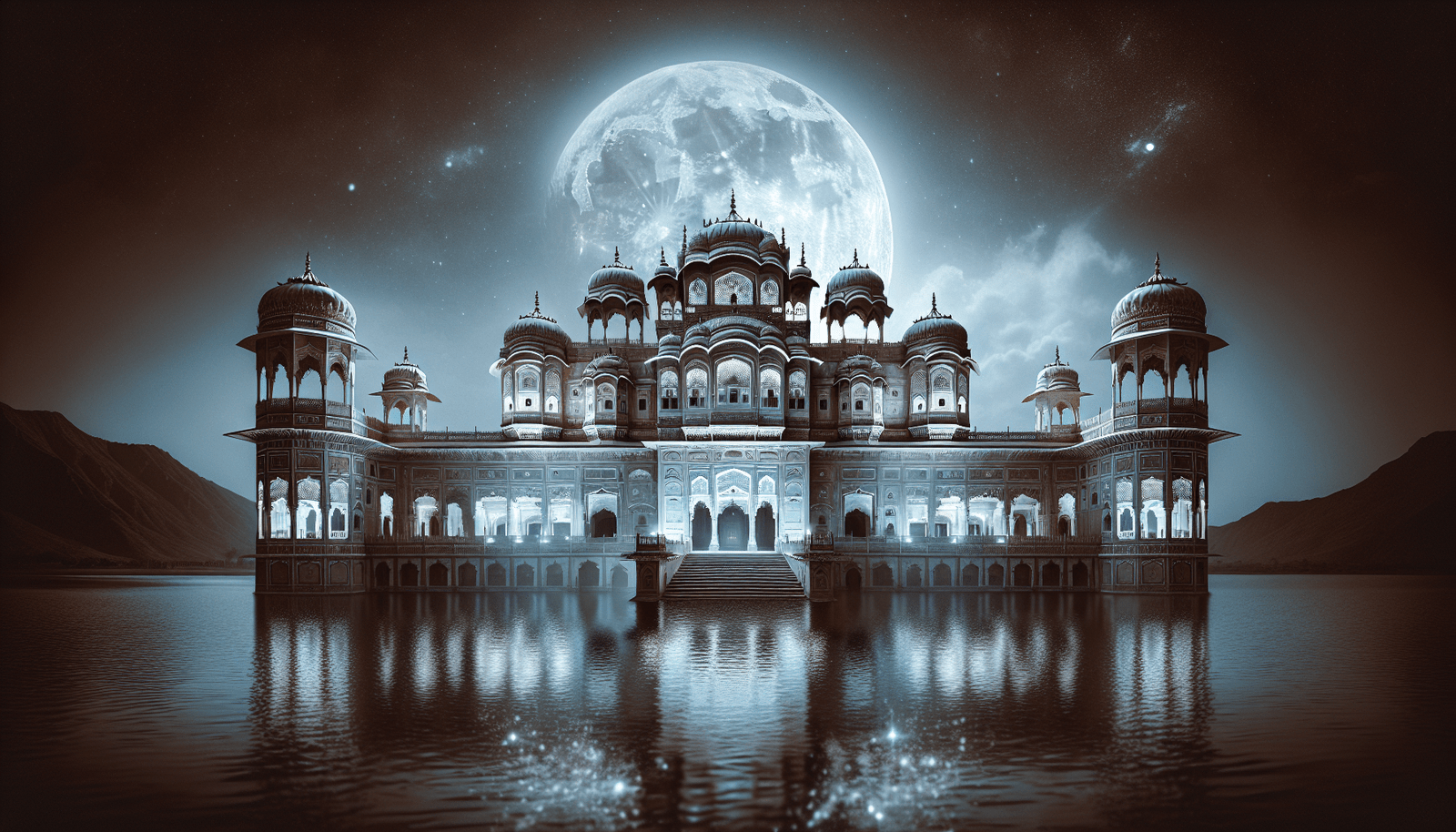 Midnight Marvels: Exploring the Majestic Mahal in Jaipur