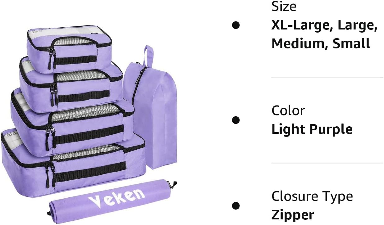 Veken Packing Cubes Detailed Review