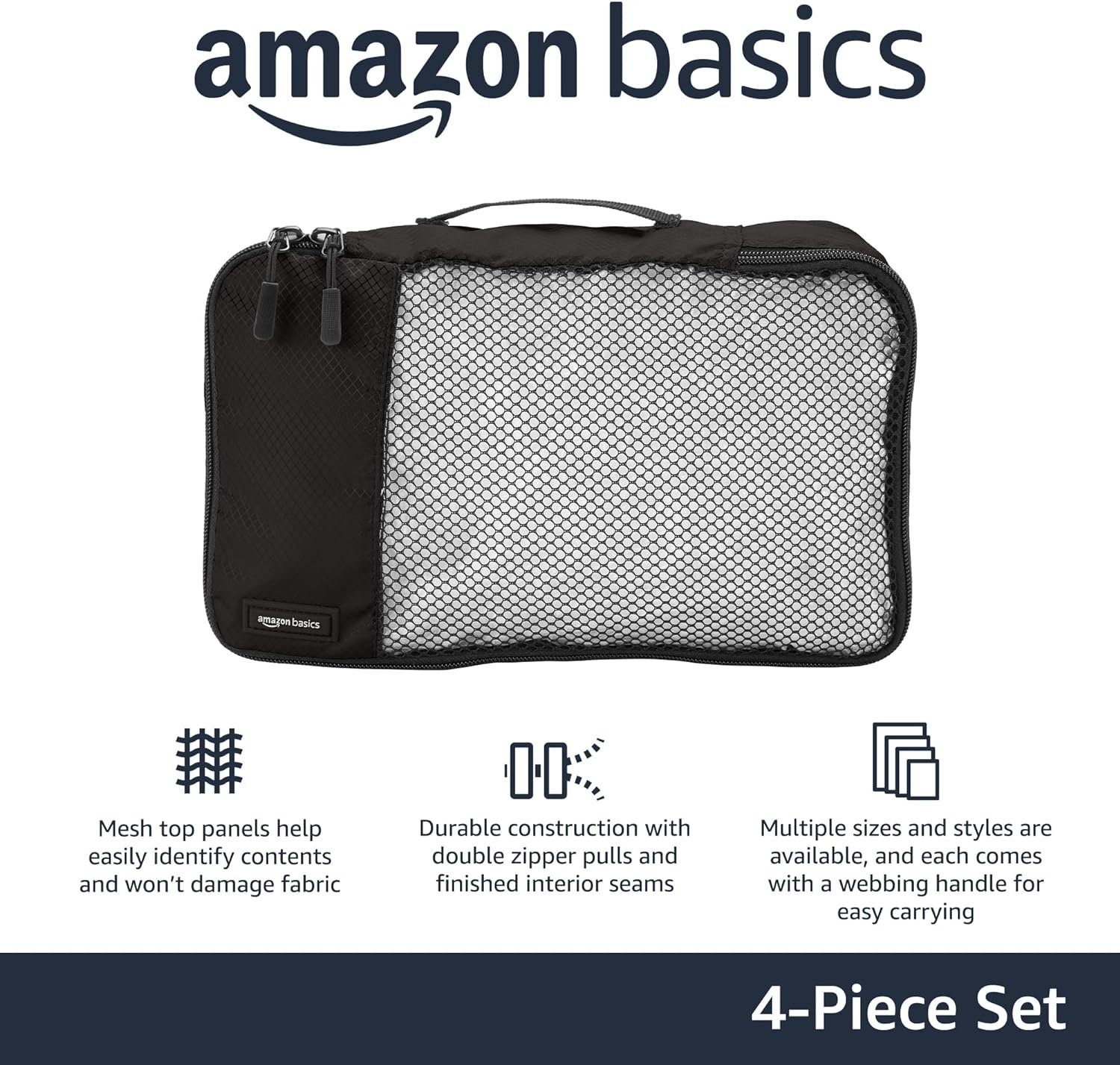 Amazon Basics 4 Piece Packing Cubes Review