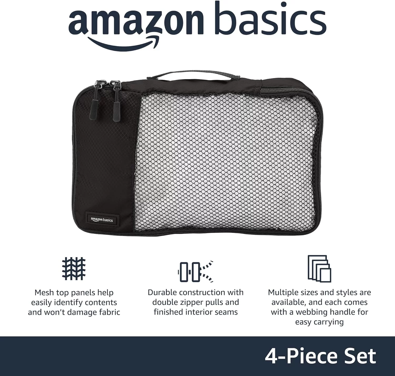 Amazon Basics 4 Piece Packing Cubes Review