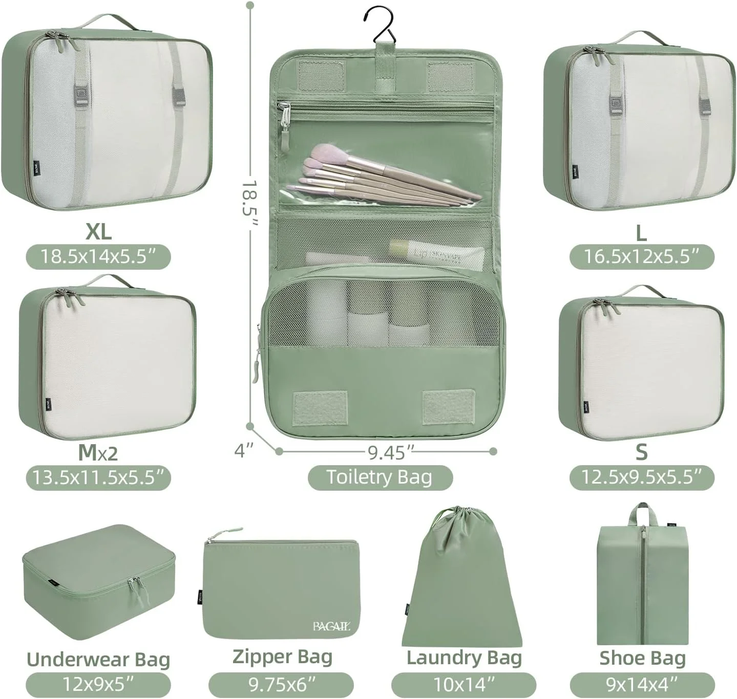 BAGAIL Packing Cubes Review