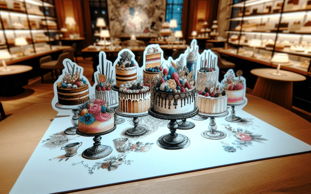 Discover Top Dessert Cafes with Stunning Cake Displays